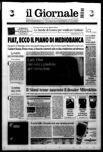 Il giornale : quotidiano del mattino